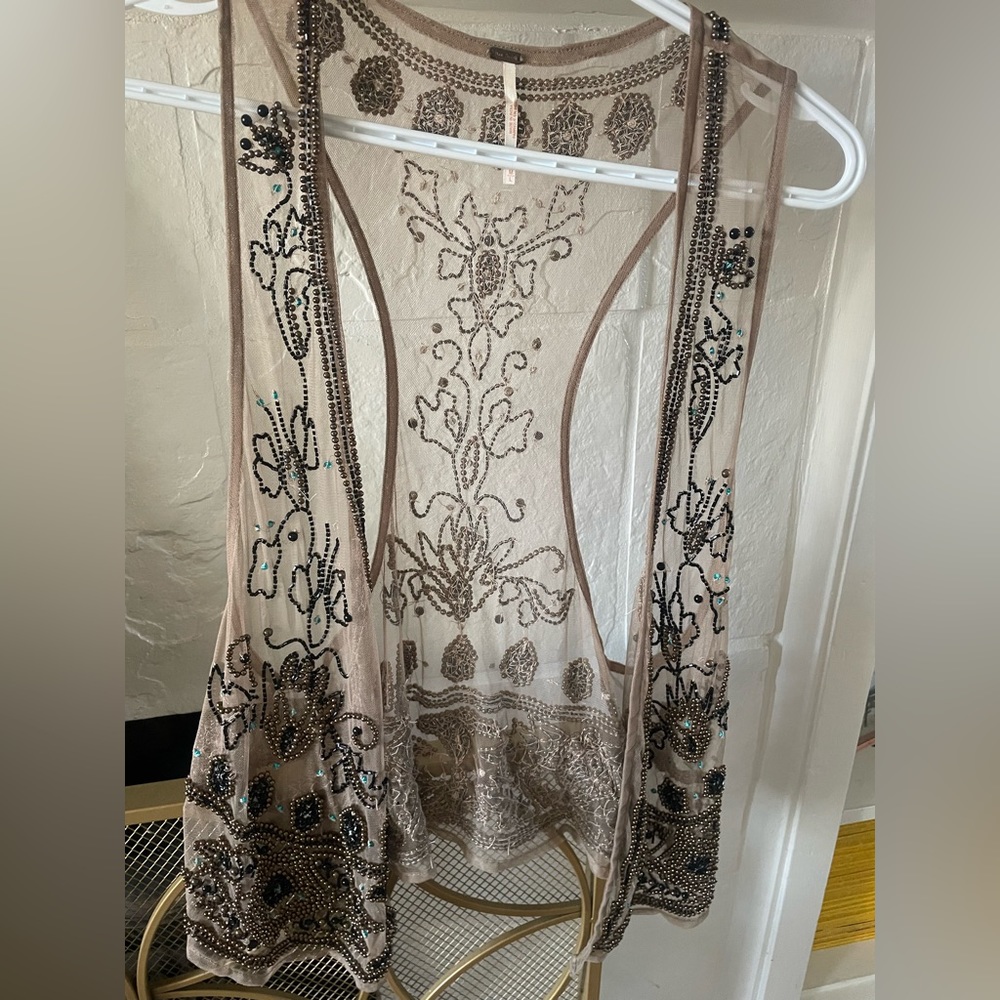 Urban Outfitters Free People Beaded Vest